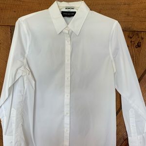JONES NEW YORK WHITE BLOUSE